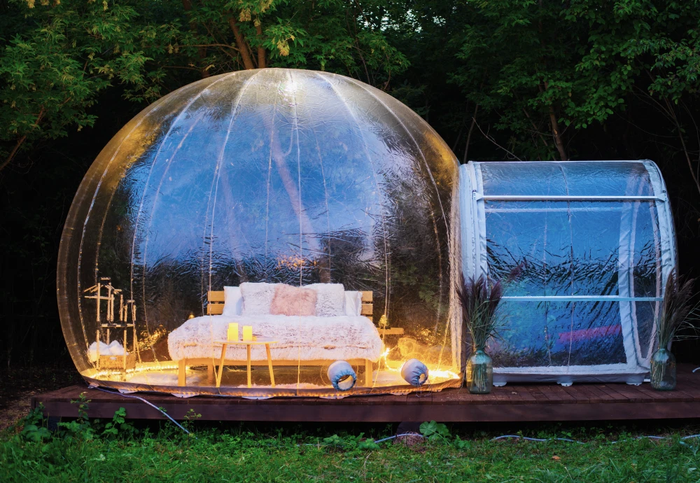 stargaze outdoor bubble tent